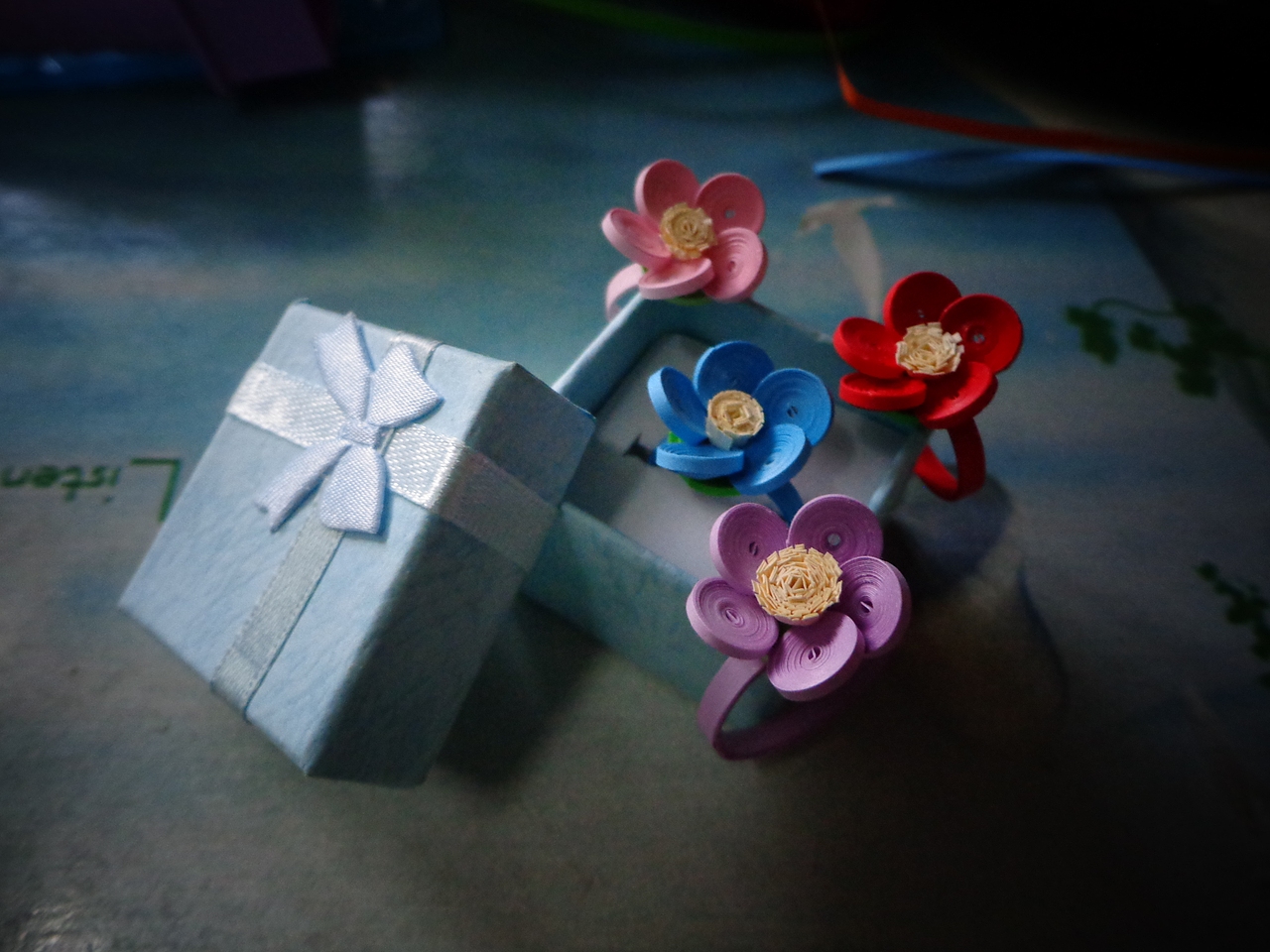 立体衍纸衍纸戒指