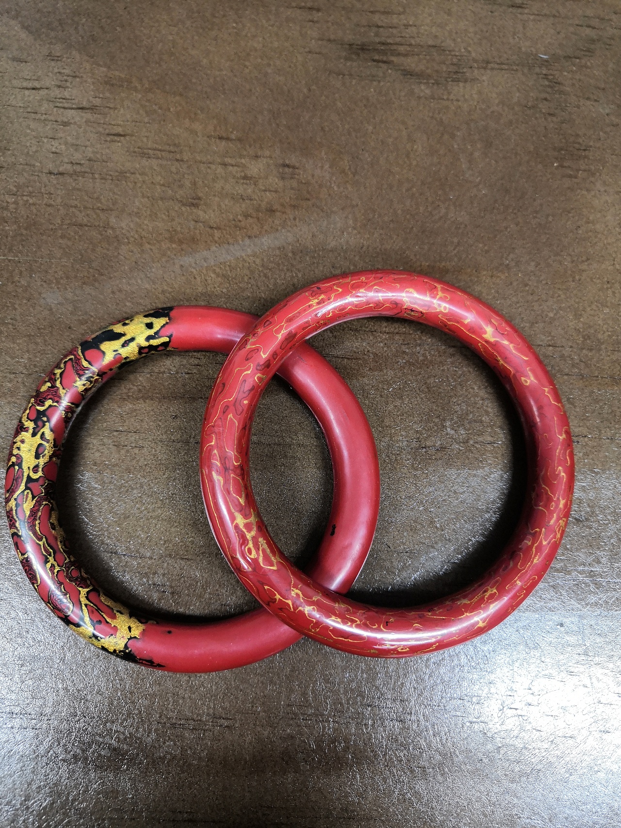 大漆手镯|手工艺|首饰设计|漆艺爱好者 - 原创作品 - 站酷 (zcool)