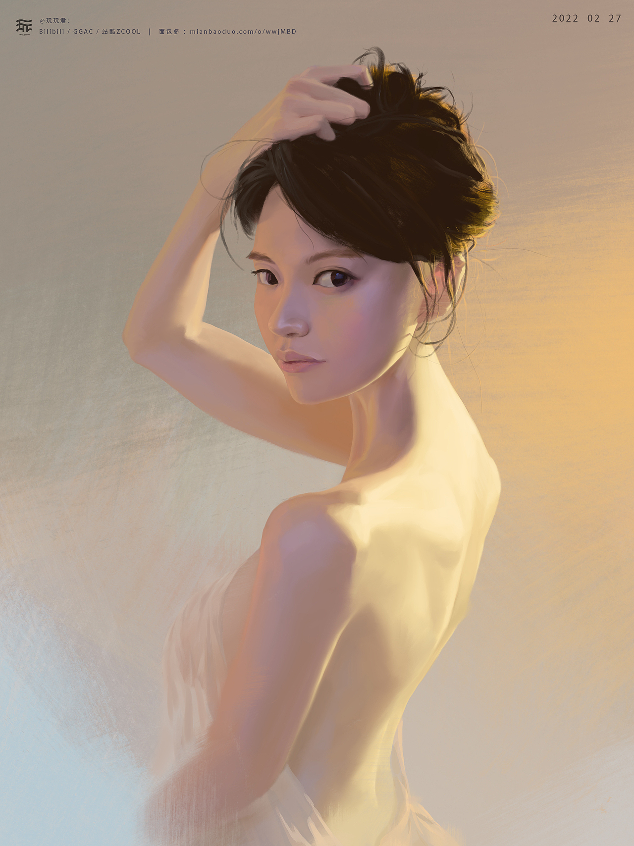 2月练习作图_女人像（图ZMjkwNTcyMDY4） - 创作习作 - 站酷设计师玩玩君原创素材 - 站酷ZCOOL