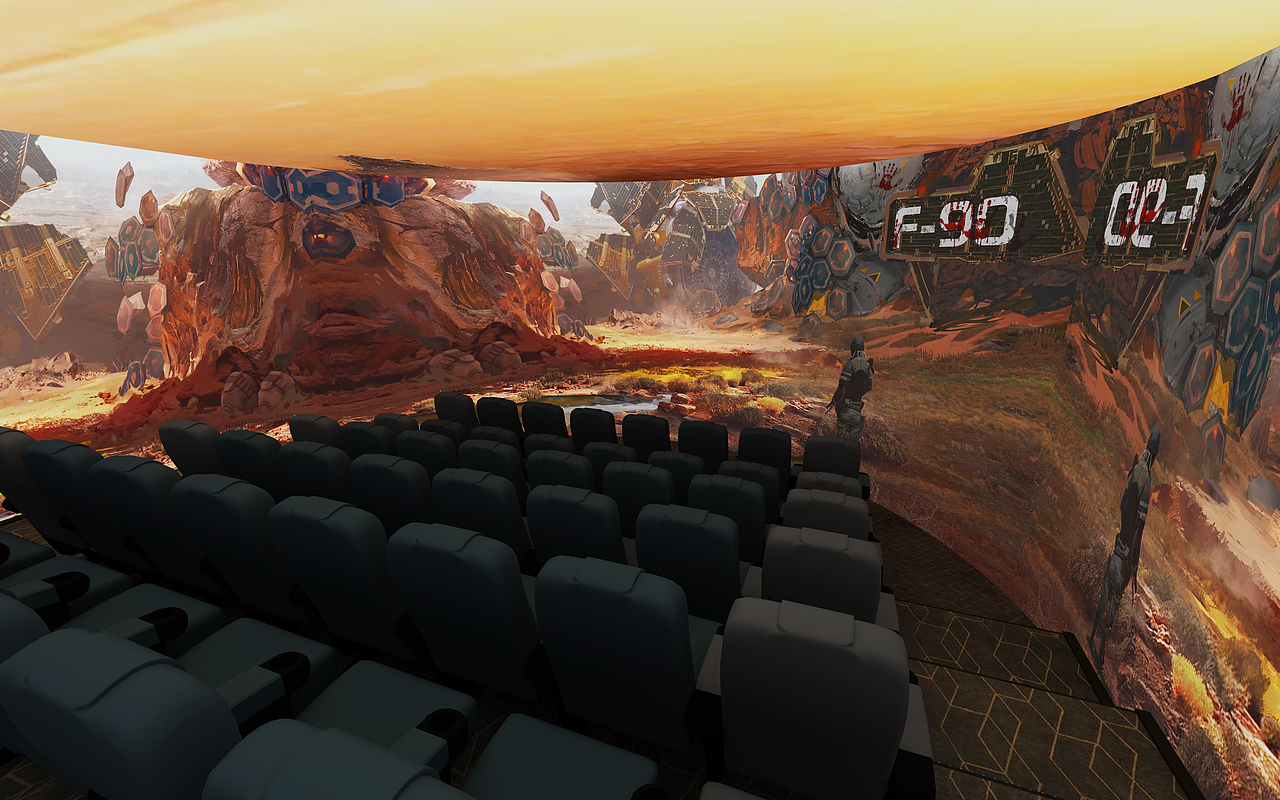 湖南泉奇服饰有限公司体验馆整体效果图-7d影院效果图2-沅江体验馆