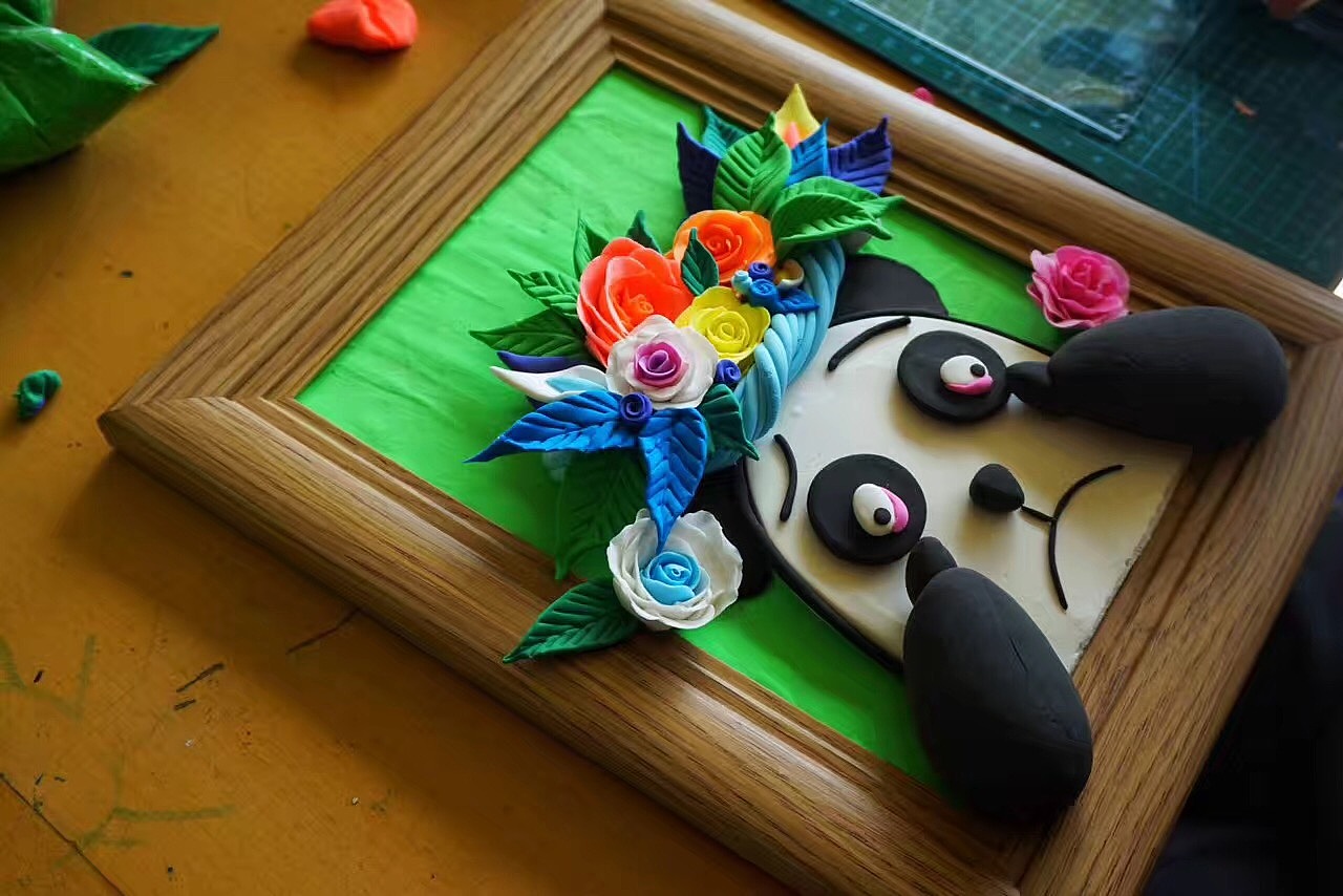 熊猫表情包(波普浮雕系列)