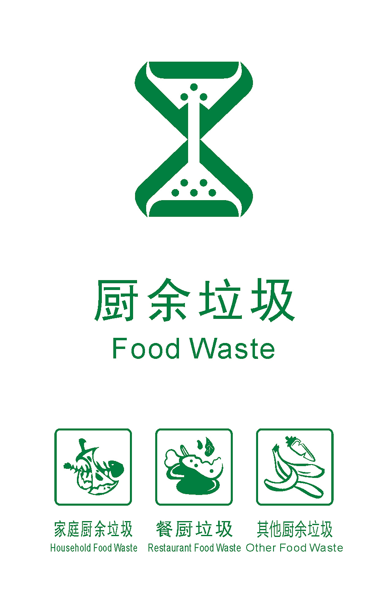 垃圾分类logo设计理念图片