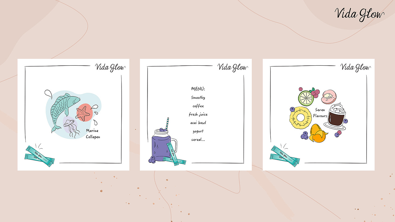 Vida Glow Ins插画（图ZMjQwMzQyNjk2） - 商业插画 - 站酷设计师Siqi_Designer原创素材 - 站酷ZCOOL