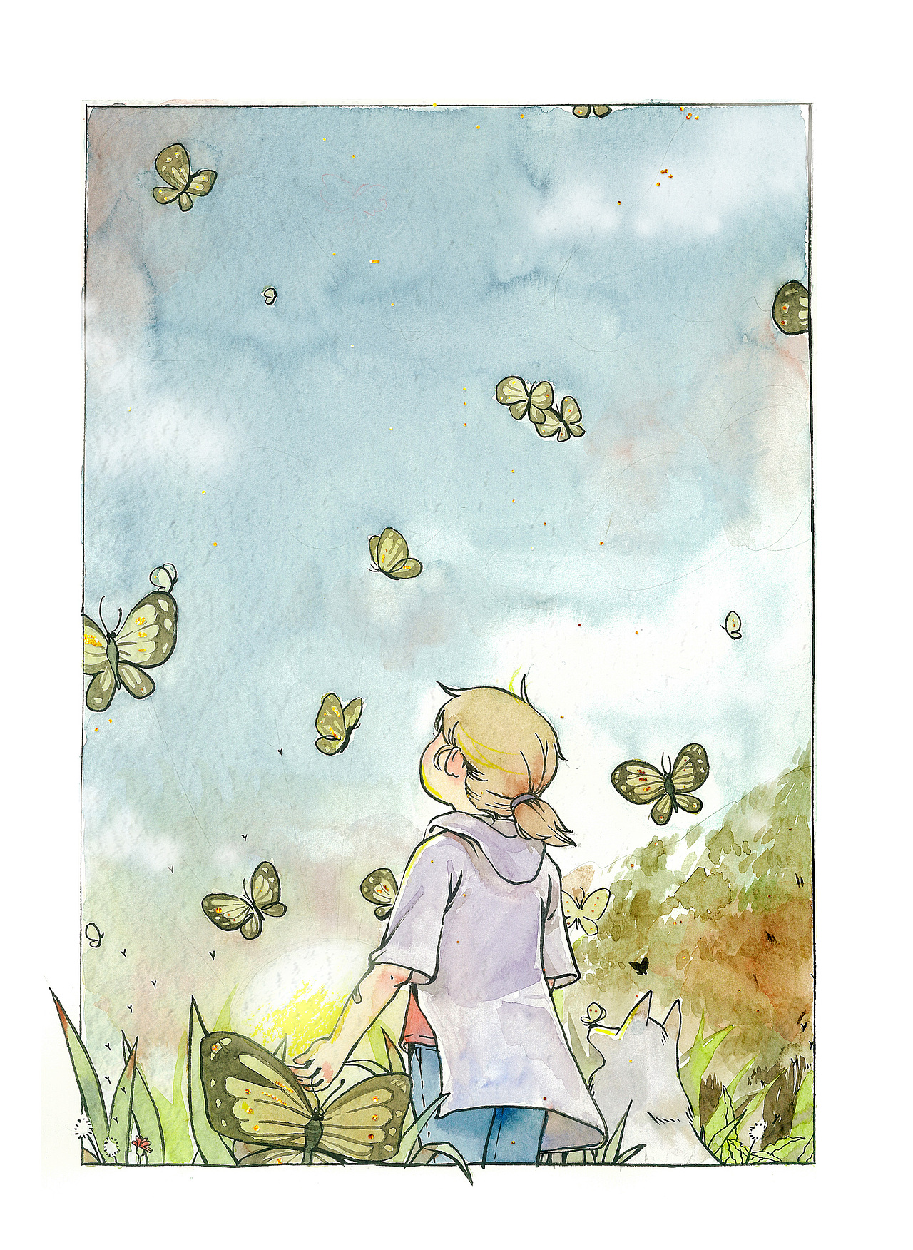 《蝴蝶》漫画作品#青春答卷2018#