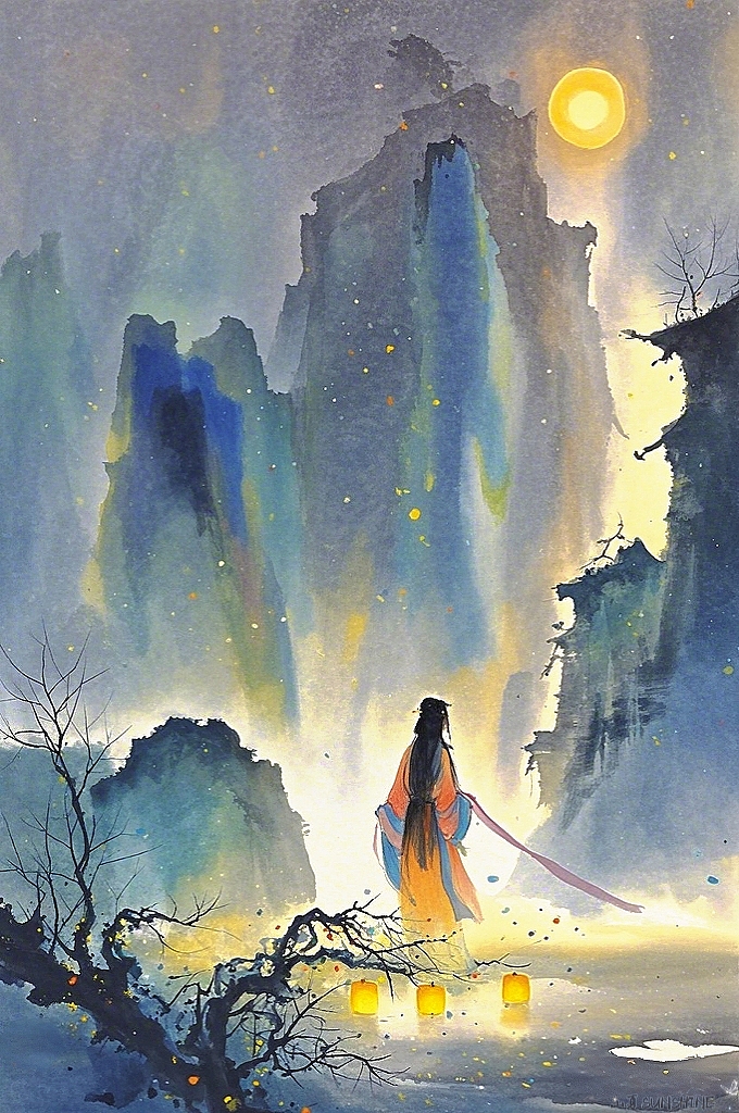 堪图画|灯火阑珊