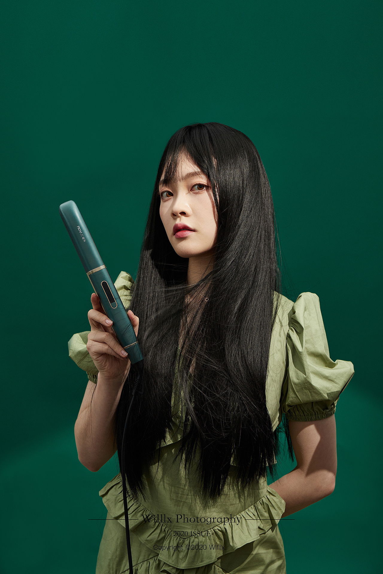NOVUS✖WilllX|绿色卷发棒 定制场景|产品摄影