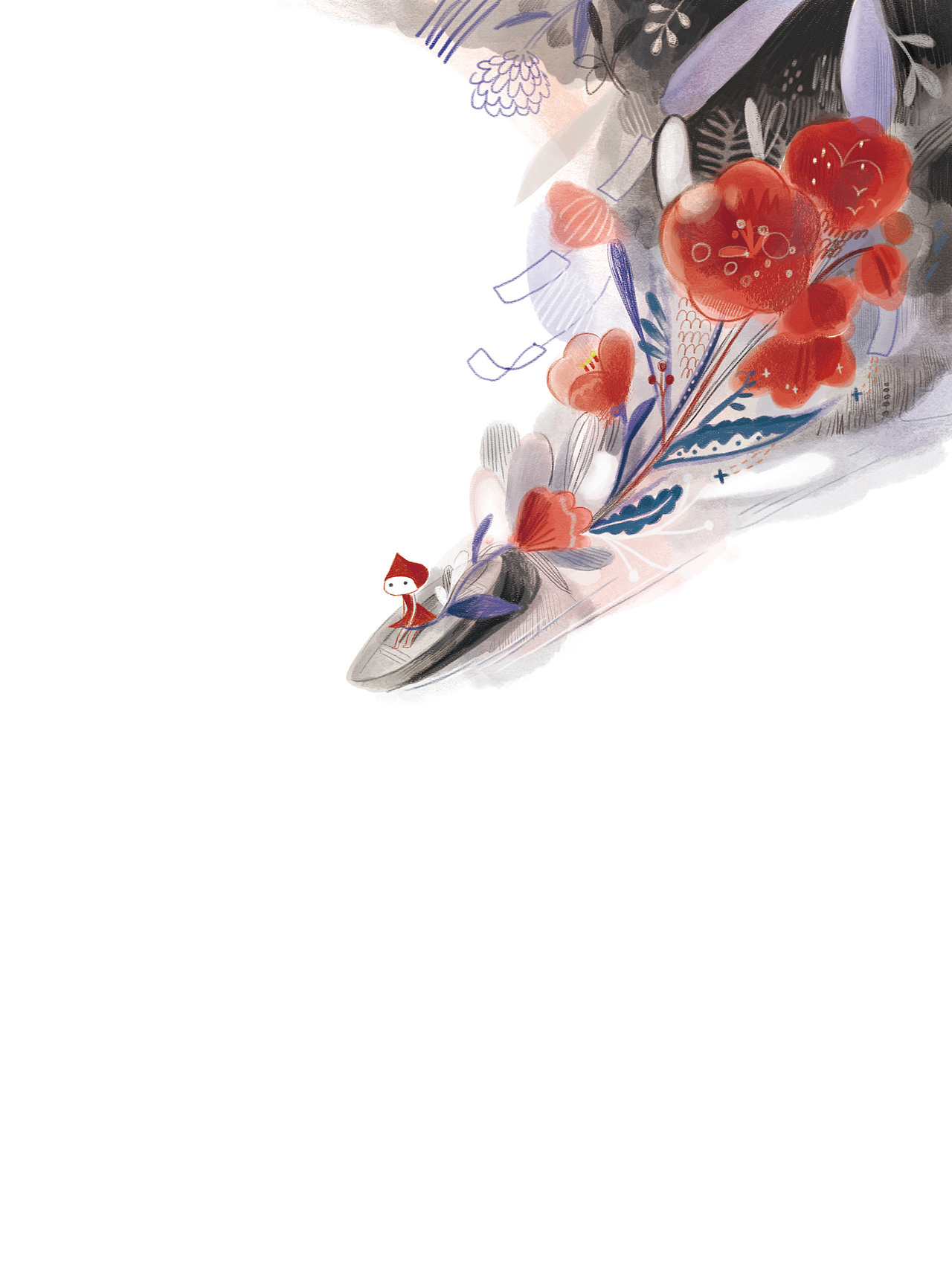 《金子美玲——天空的那头、月亮的歌谣》诗歌配图