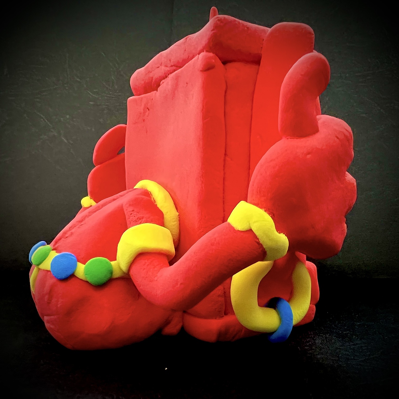 新年本來想捏老虎但是越捏越奇怪這回事（圖ZMjg2MTMwNzQw） - 其他手工藝 - 站酷設(shè)計(jì)師三伏天中暑原創(chuàng)素材 - 站酷ZCOOL