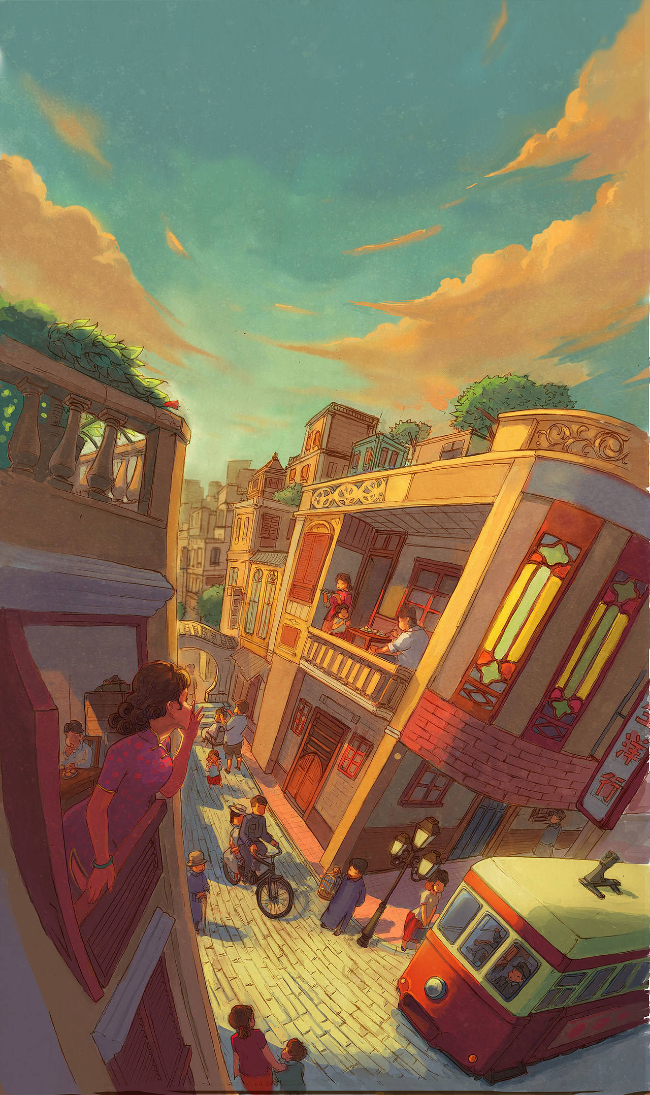 "广东道至正"插画（图ZMjMyMzc4MDg=） - 商业插画 - 站酷设计师KinYip原创素材 - 站酷ZCOOL