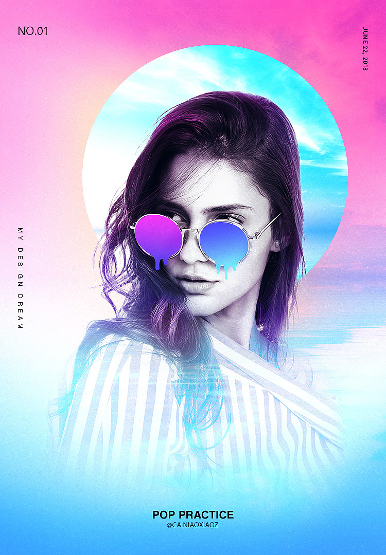 ps-波普风练习|平面|海报|子墨stdio - 临摹作品 - 站酷 (zcool)