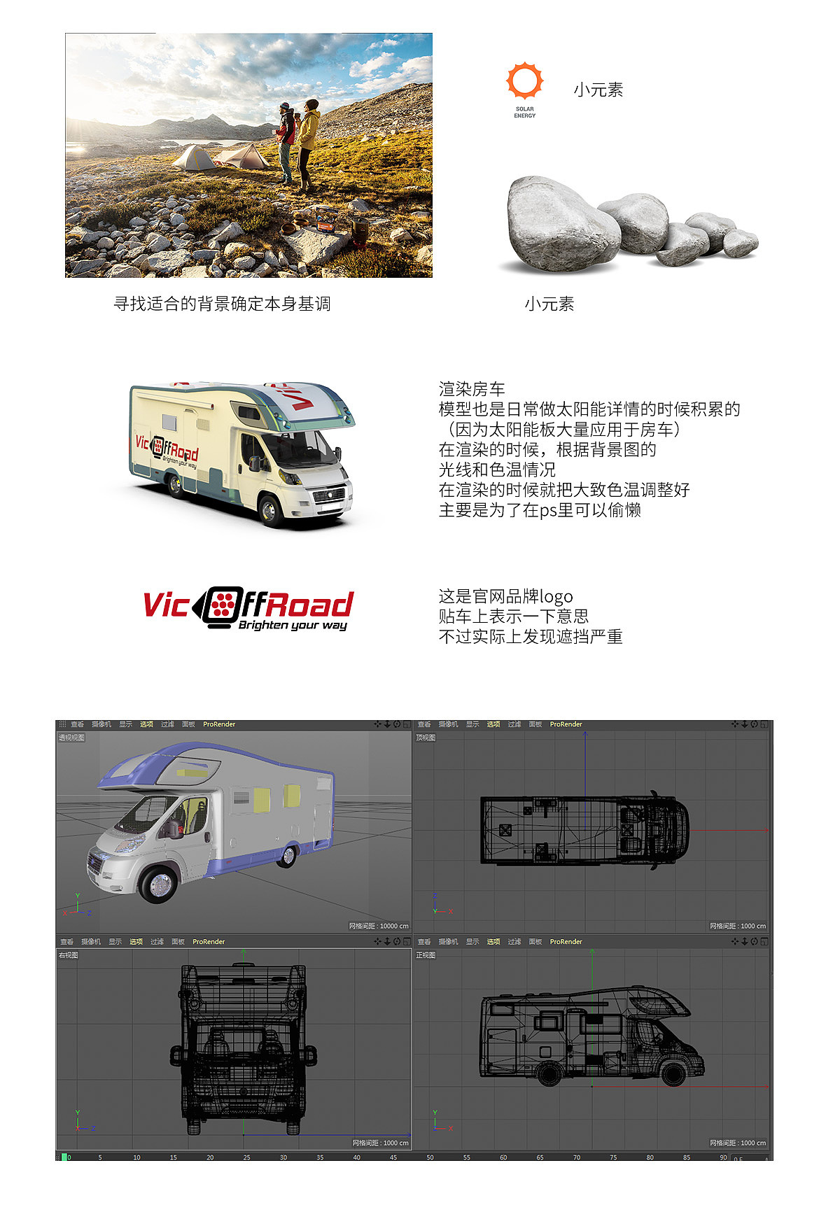 企业官网海报 太阳能 房车 户外 建模渲染 海报banner（图ZMTQwMTc3ODY0） - 运营设计 - 站酷设计师黄浩瀚原创素材 - 站酷ZCOOL