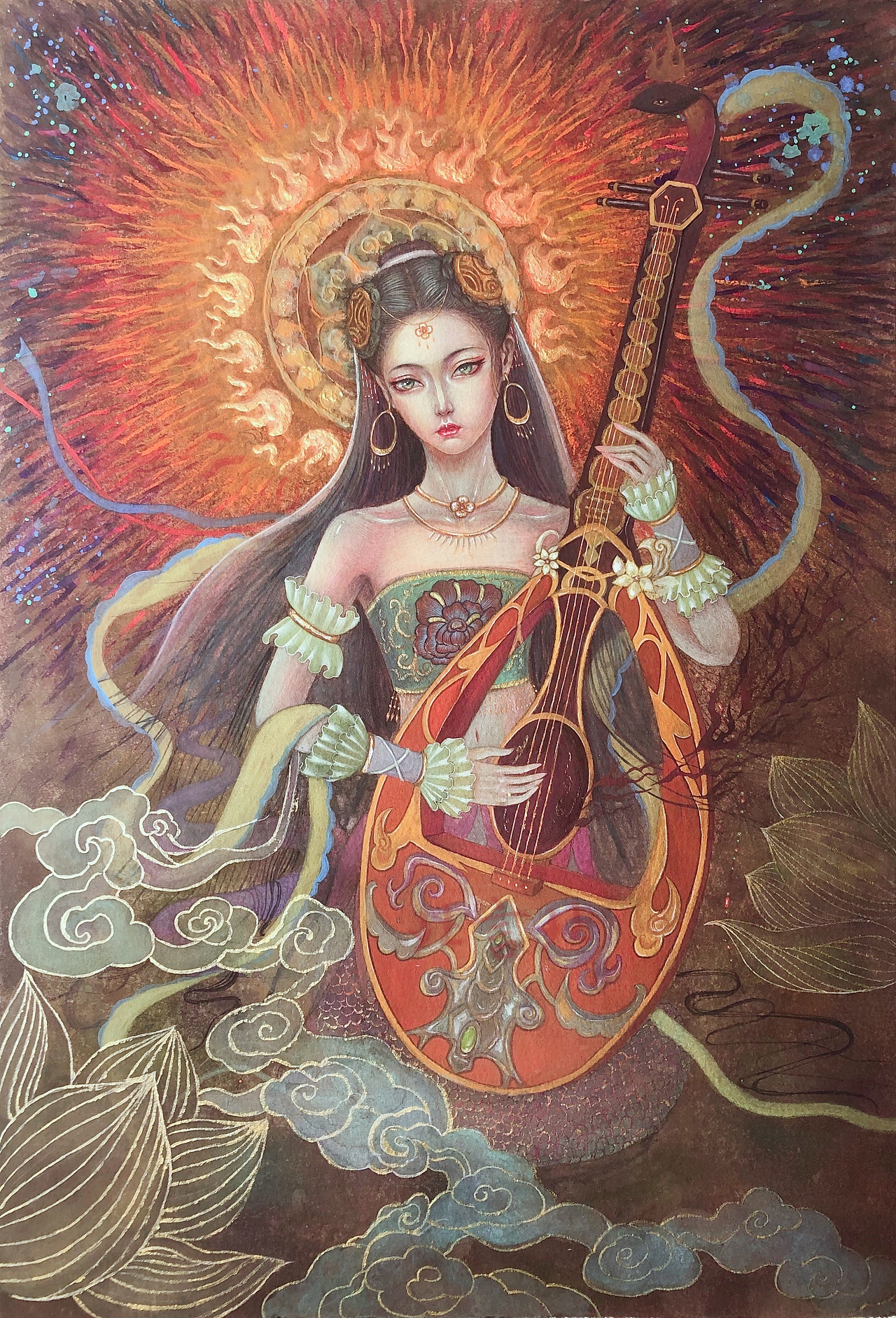 古风插画（图ZMTk5MzgzODA4） - 创作习作 - 站酷设计师_北言北原创素材 - 站酷ZCOOL