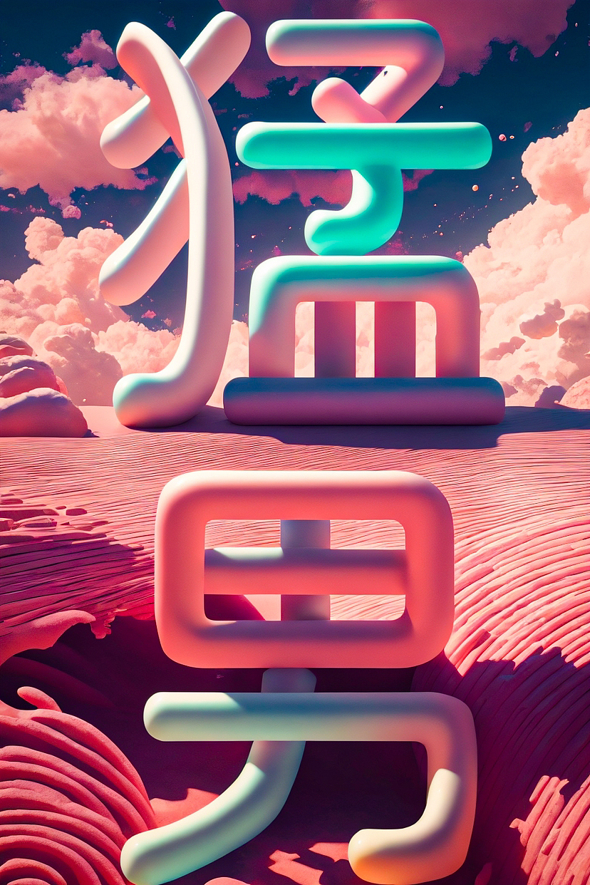 stable diffusion｜符号字体（第二弹）（图ZMzQ3NDIwODUy） - AI作品 - 站酷设计师汤哥哥哥哥哥原创素材 - 站酷ZCOOL