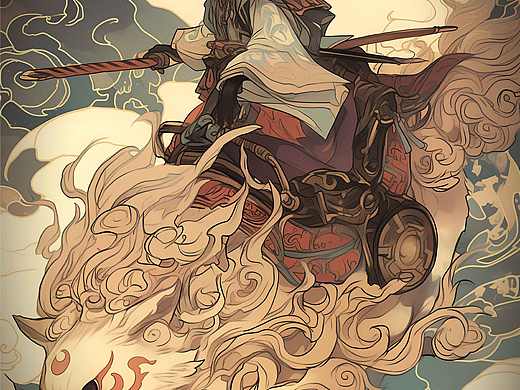 MJ生图 山海经（个人主页-ZNzAyNjg3NzY=） - 海报 - 站酷设计师豆哈哈哈原创素材 - 站酷ZCOOL