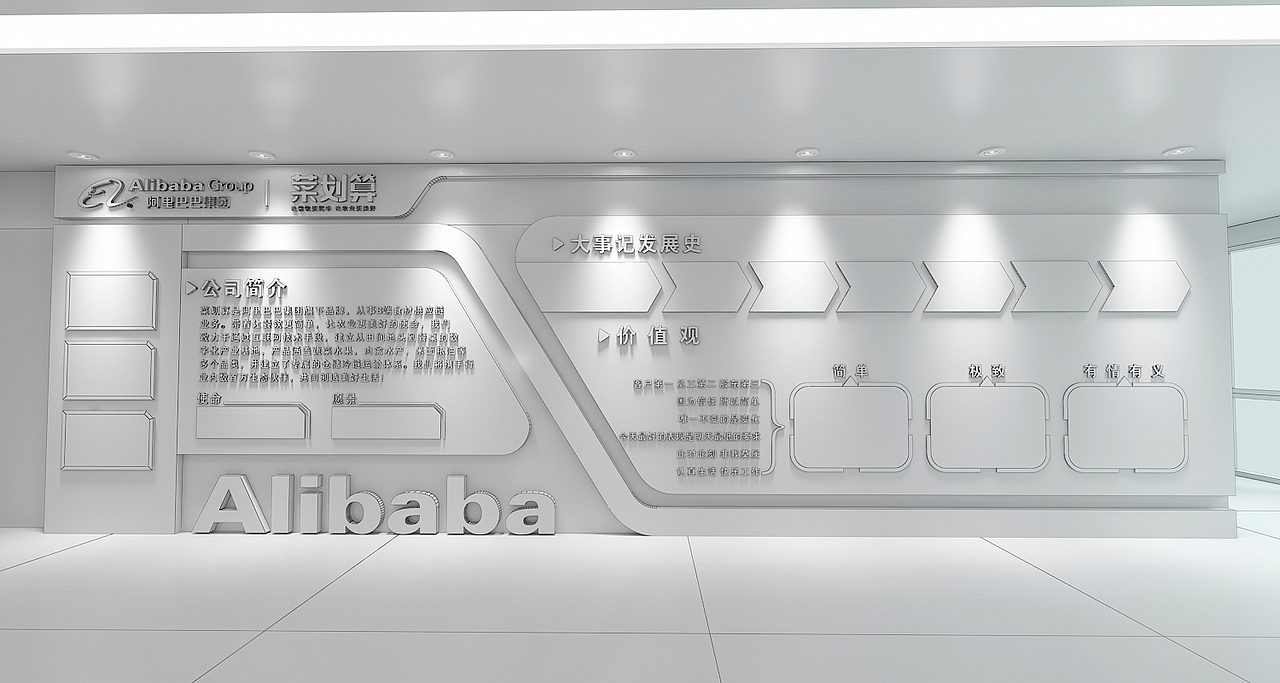 企业文化墙！（图ZMjgwNjg1Nzcy） - 其他三维 - 站酷设计师沐奚文化原创素材 - 站酷ZCOOL