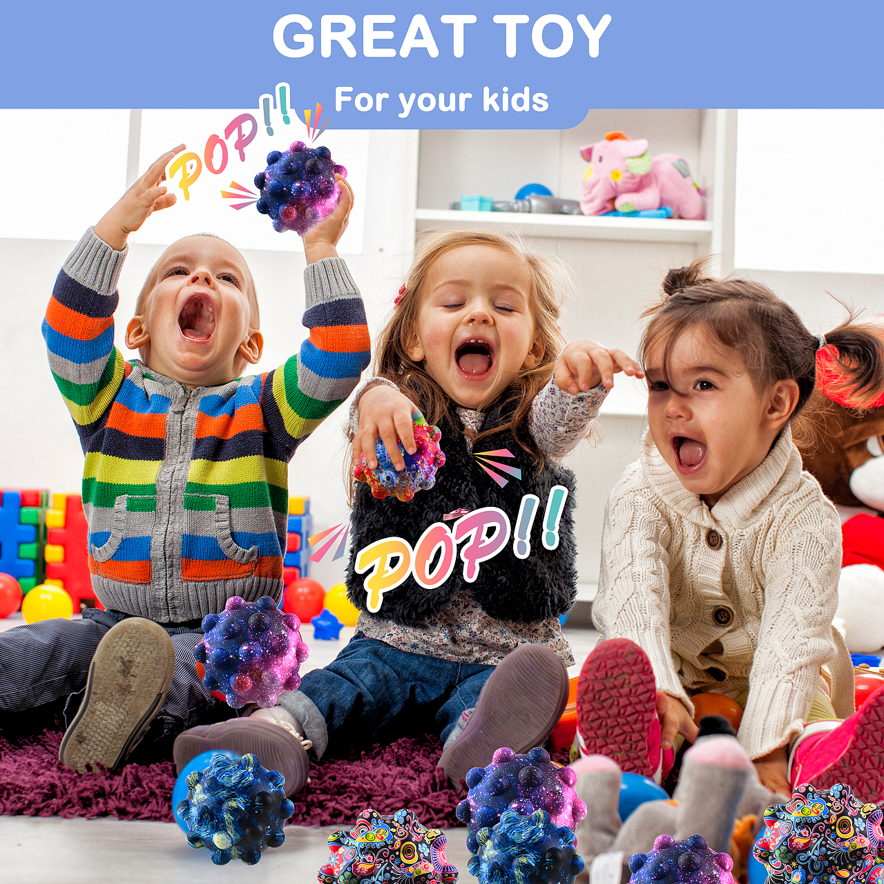 亚马逊解压玩具主图 A+设计