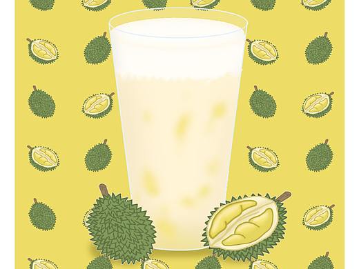 奶茶插画