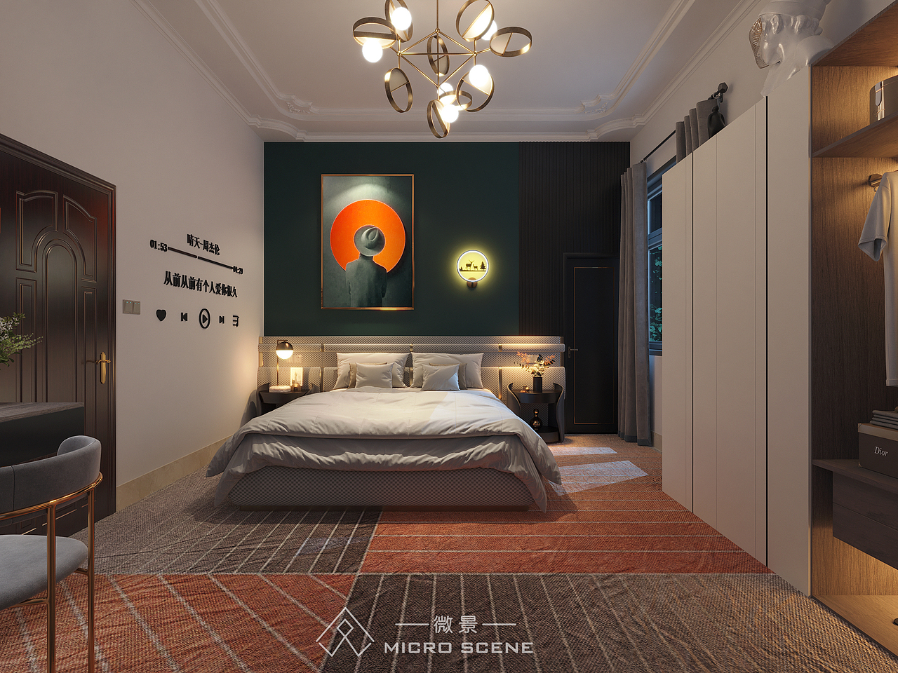 卧室的《昼》与《夜》