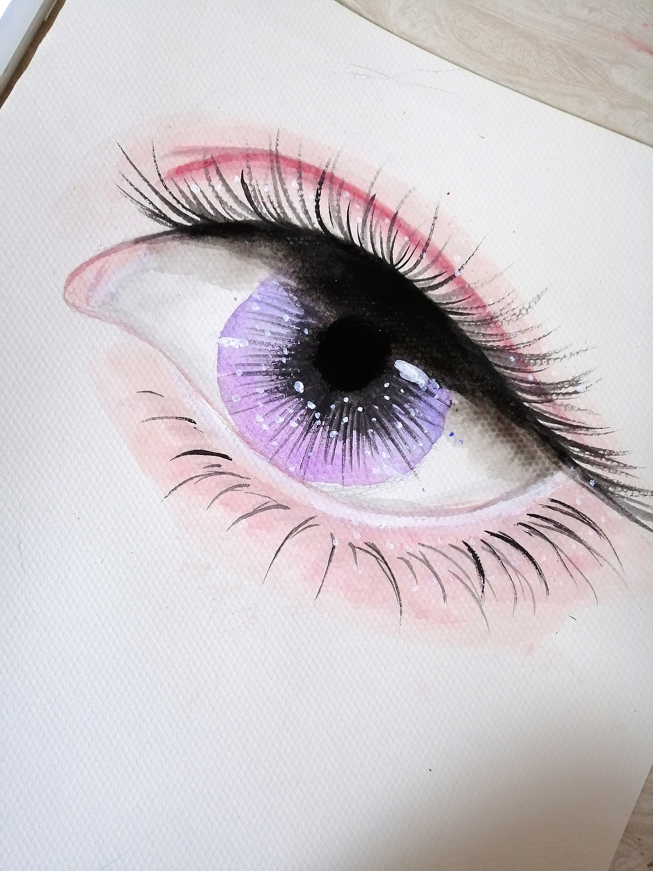 眼睛手绘