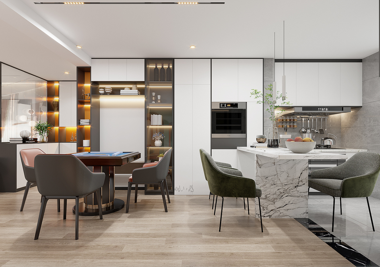 现代风格去繁就简,无主灯引领潮流