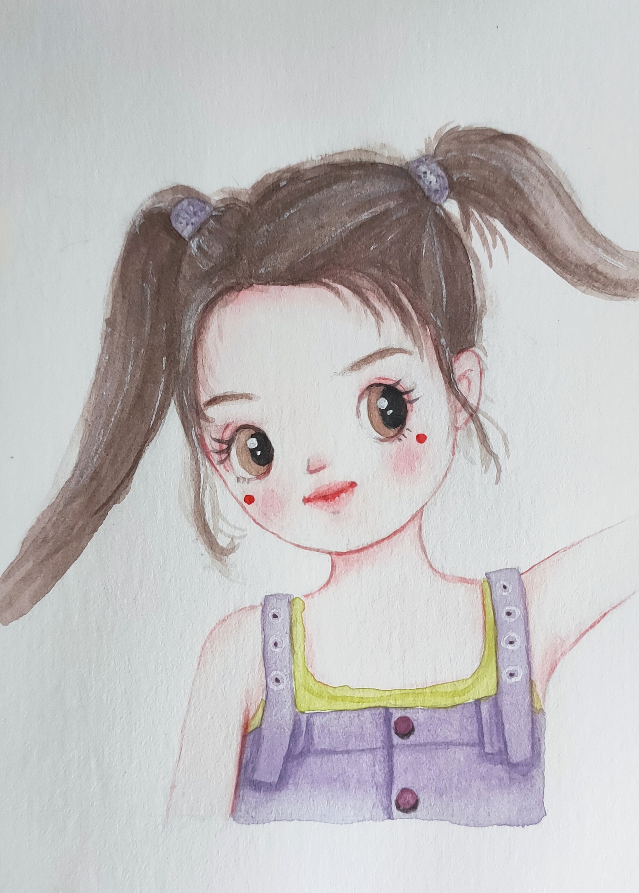 乘风破浪的姐姐系列，原创水彩插画人物（图ZMjIyNTAxOTIw） - 创作习作 - 站酷设计师爱墨手绘原创素材 - 站酷ZCOOL