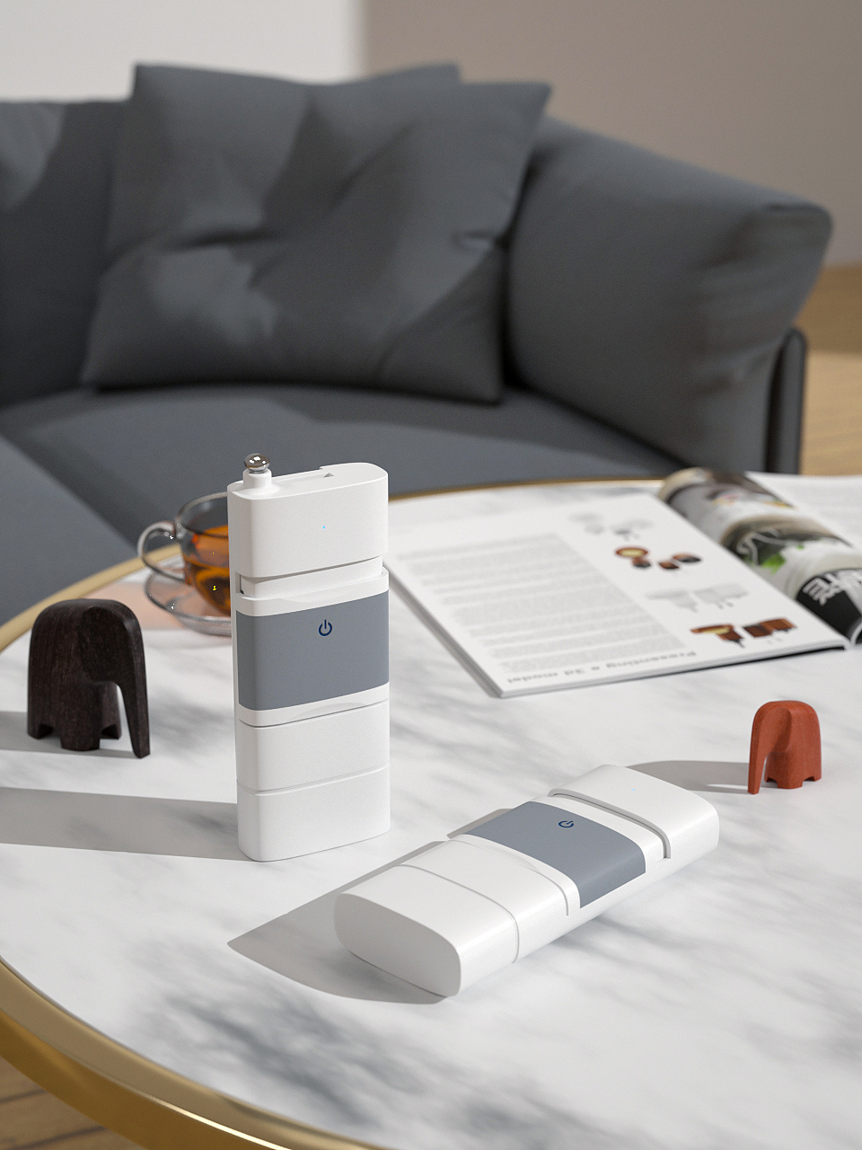 C4D遥控器的渲染练习（图ZMjIyOTkzNTg0） - 产品 - 站酷设计师乐仔happy原创素材 - 站酷ZCOOL