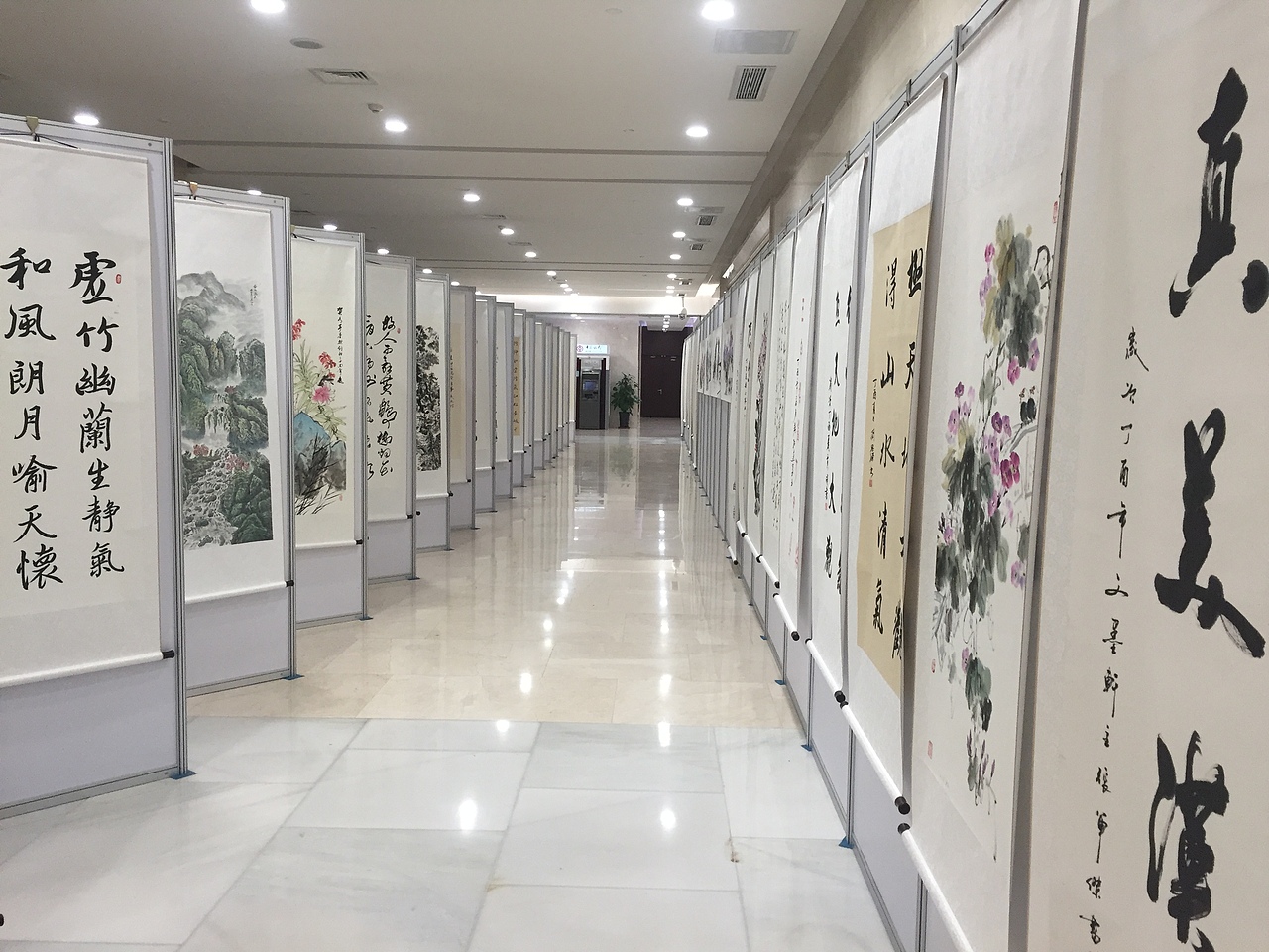 书画展（图ZOTM1MDE1NTY=） - 展陈设计 - 站酷设计师会展设计原创素材 - 站酷ZCOOL