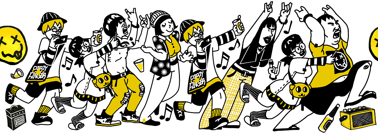 地下乐队日常2图案设计