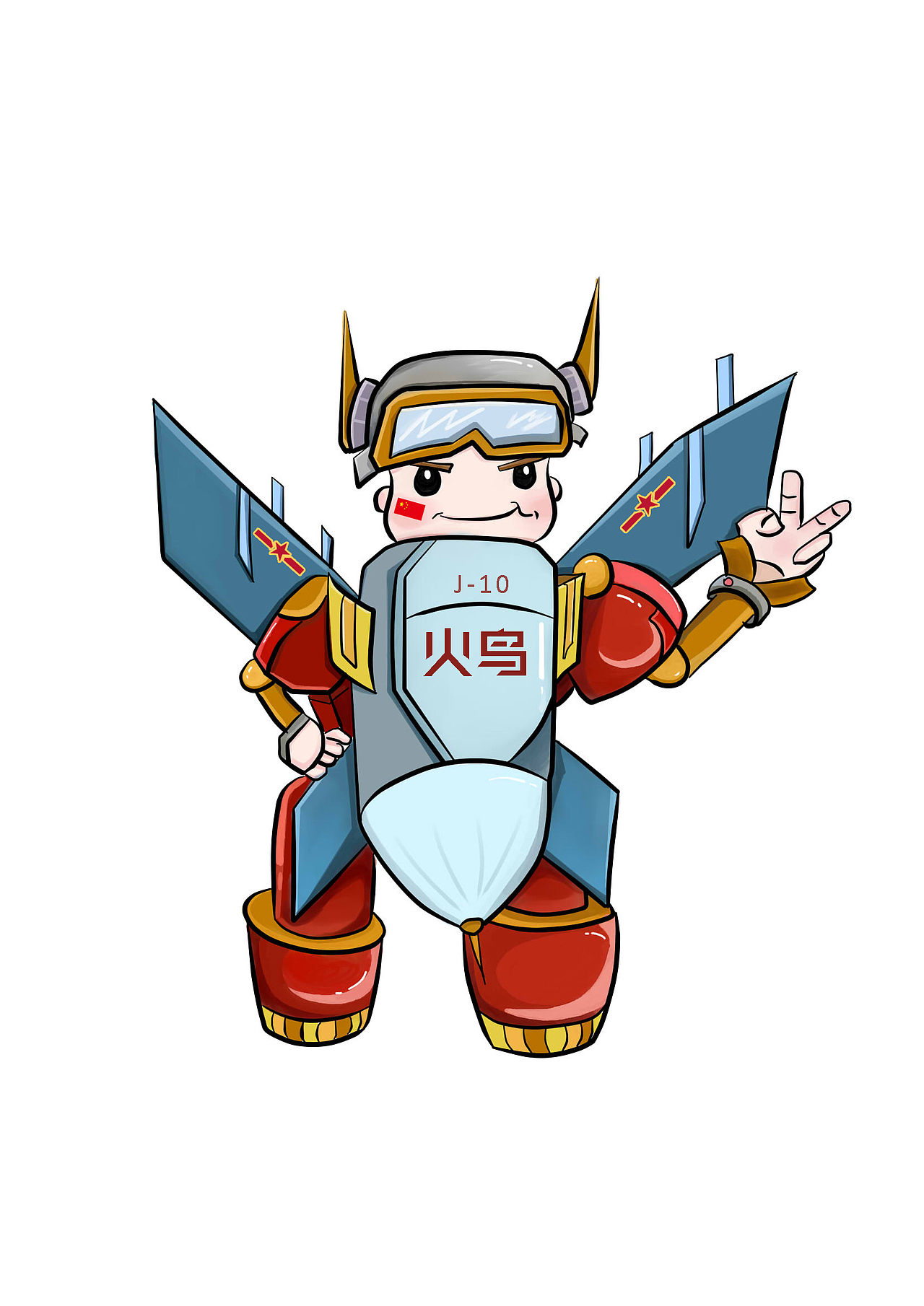 航空文化——凯普杯作品（图ZNjc5NjcwOTI=） - IP形象 - 站酷设计师Radyang原创素材 - 站酷ZCOOL