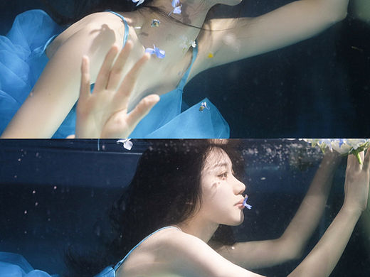 成都水下约拍🌊不知道水下能仙成这样😯