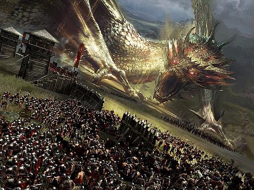 巨龙之战FB海报