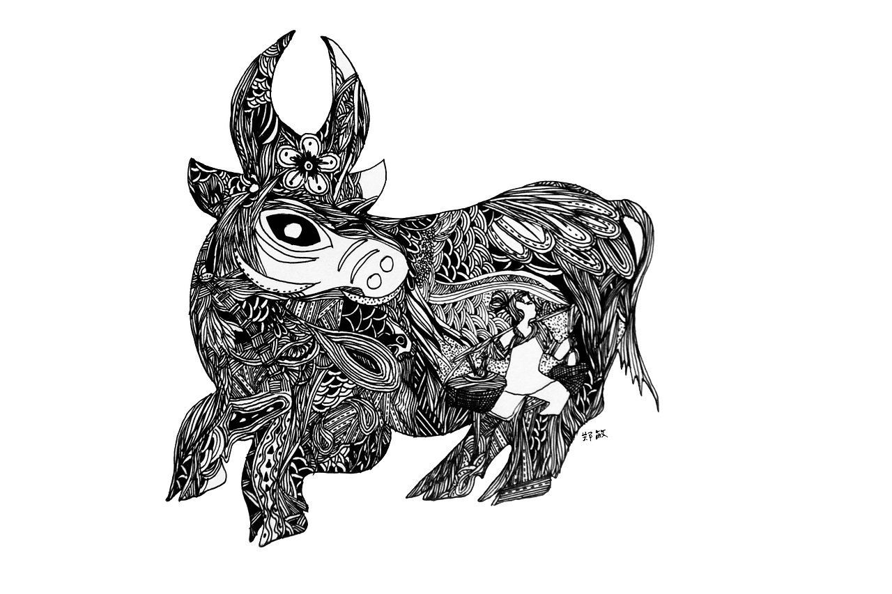 插画《十二生肖》