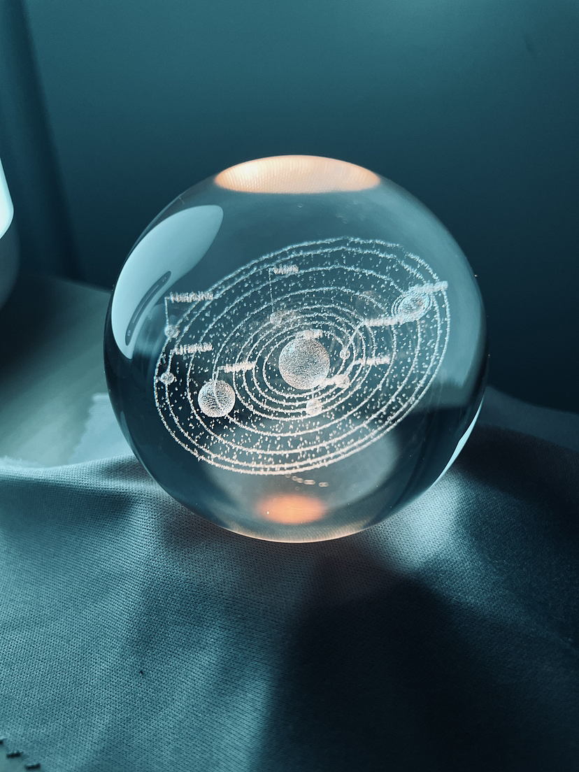 静物摄影 · 玻璃水晶灯 · 太阳系