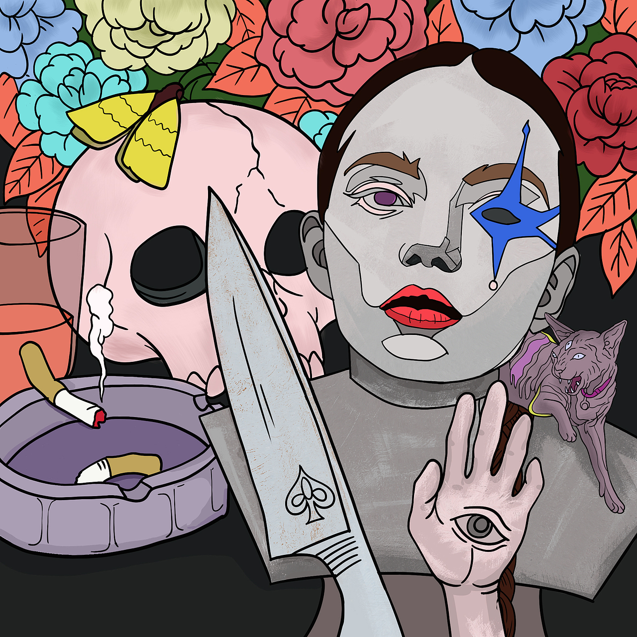 撕开的梦.愛 死亡（图ZMjQwNDU1MTY0） - 概念设定 - 站酷设计师小赫拉原创素材 - 站酷ZCOOL