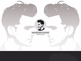 美容美发品牌设计 理发店品牌 头像logo设计