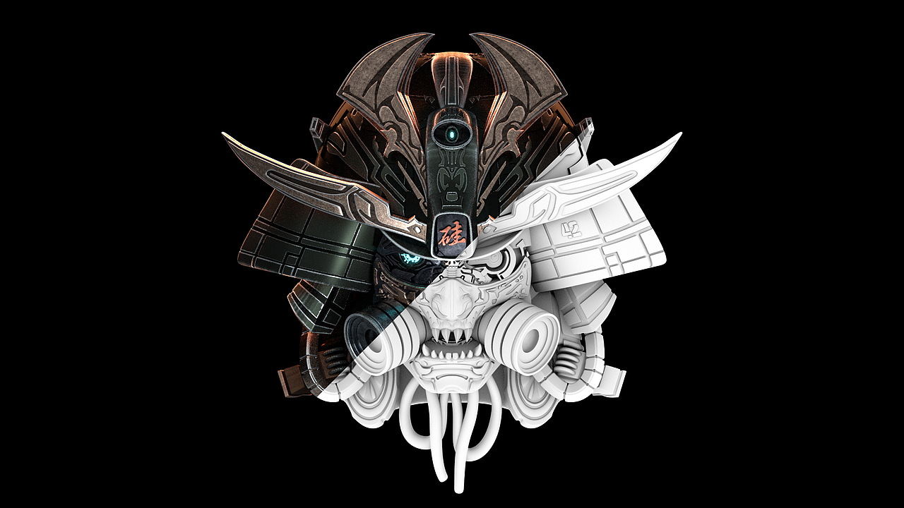 黑武士三维模型设计渲染