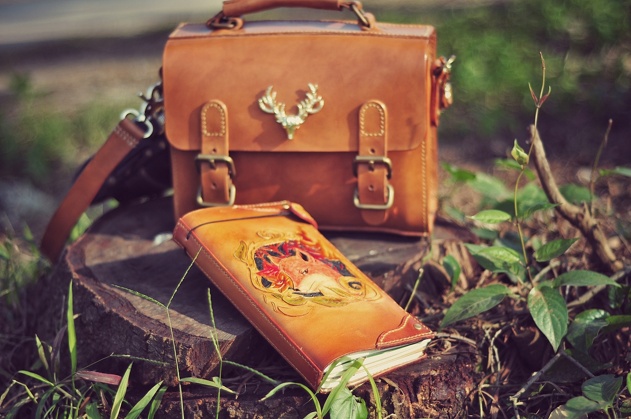 皮雕手账本《森》