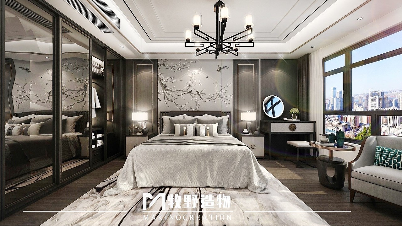 卧室空间设计表现（图ZMTkwNDE2Mzc2） - 家装设计 - 站酷设计师一只会画画的熊猫原创素材 - 站酷ZCOOL