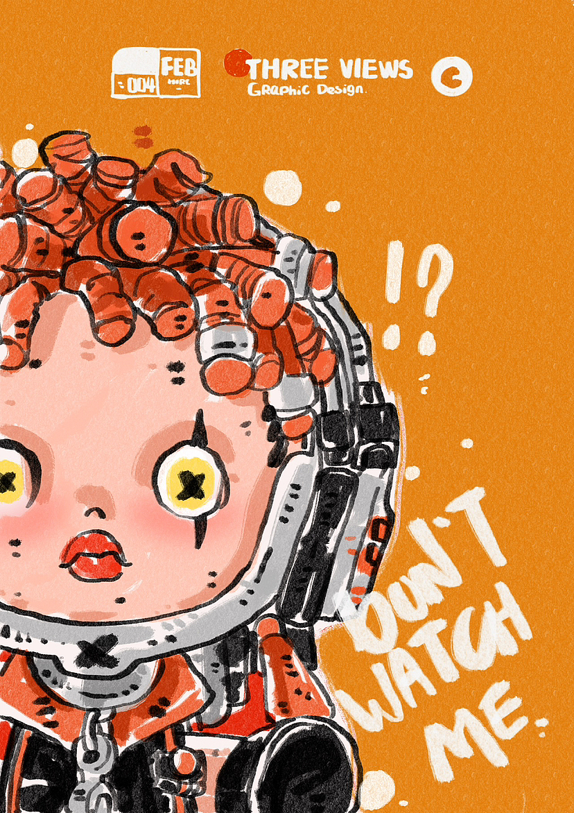 ipad涂鸦风格插画（图ZMzQwMjAyNjA0） - 新锐潮流插画 - 站酷设计师elijah多力原创素材 - 站酷ZCOOL