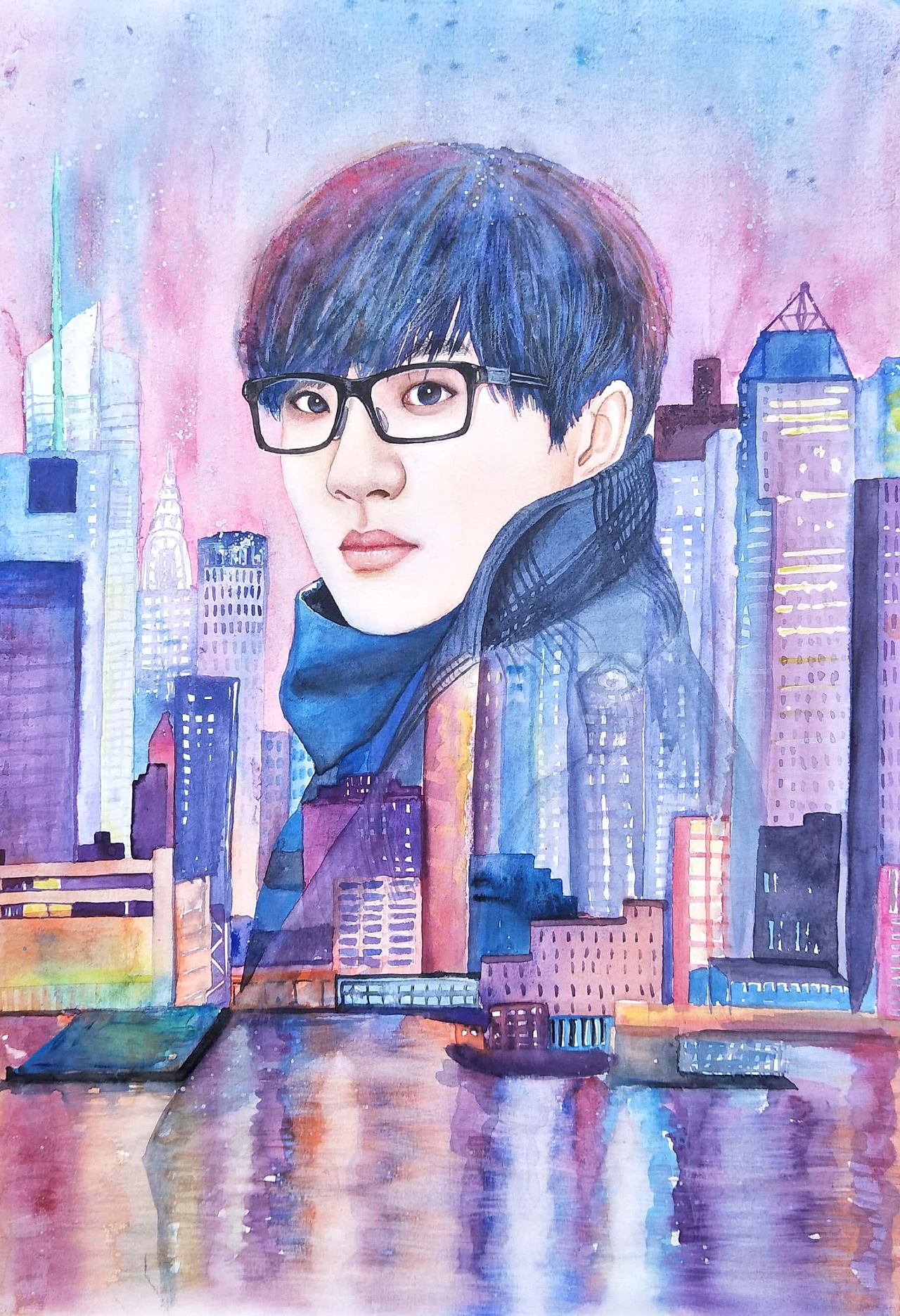 『原创』创意手绘许嵩,转载请注明出处