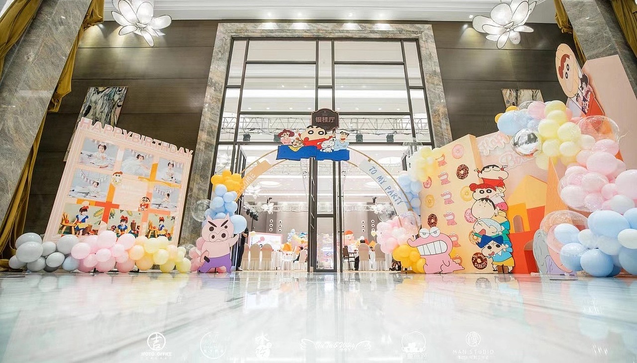 童趣盎然|可可爱爱的蜡笔小新宝宝周岁宴