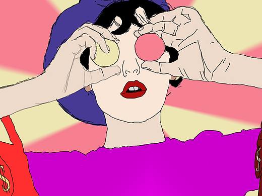 女生头像人物电脑壁纸手绘图(个人主页-ZMzcxODc2Mjg=) - 新锐潮流插画 - 站酷设计师Jackti菜菜原创素材 - 站酷ZCOOL