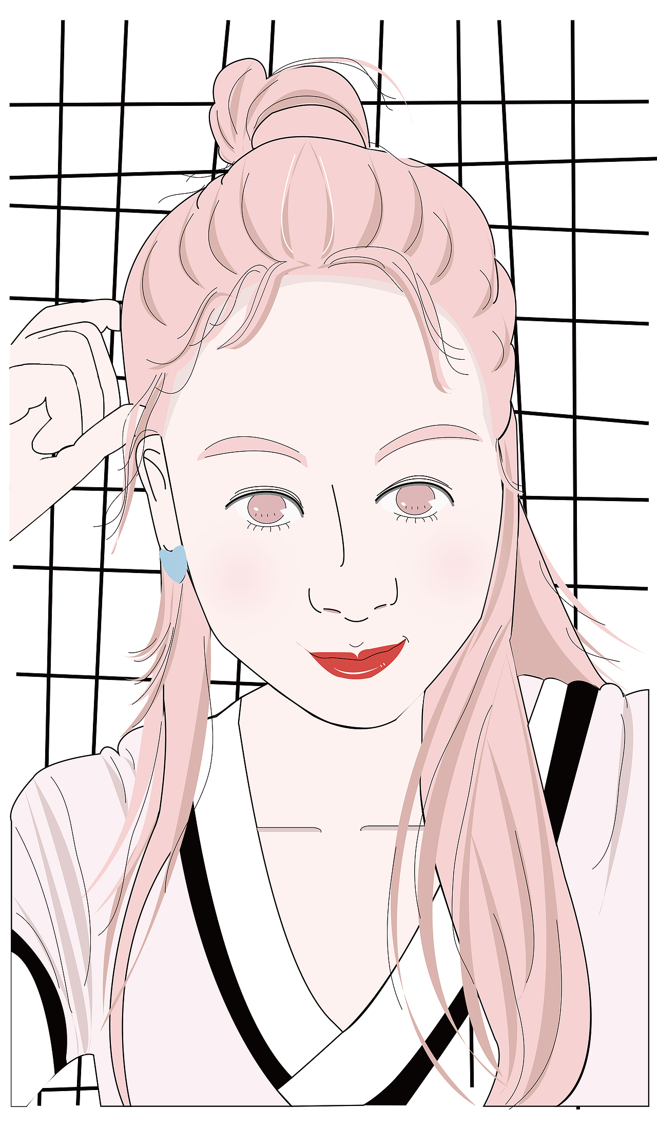 AI头像插画练习~还需努力（图ZODcwNTcyNTY=） - 创作习作 - 站酷设计师美任儿原创素材 - 站酷ZCOOL
