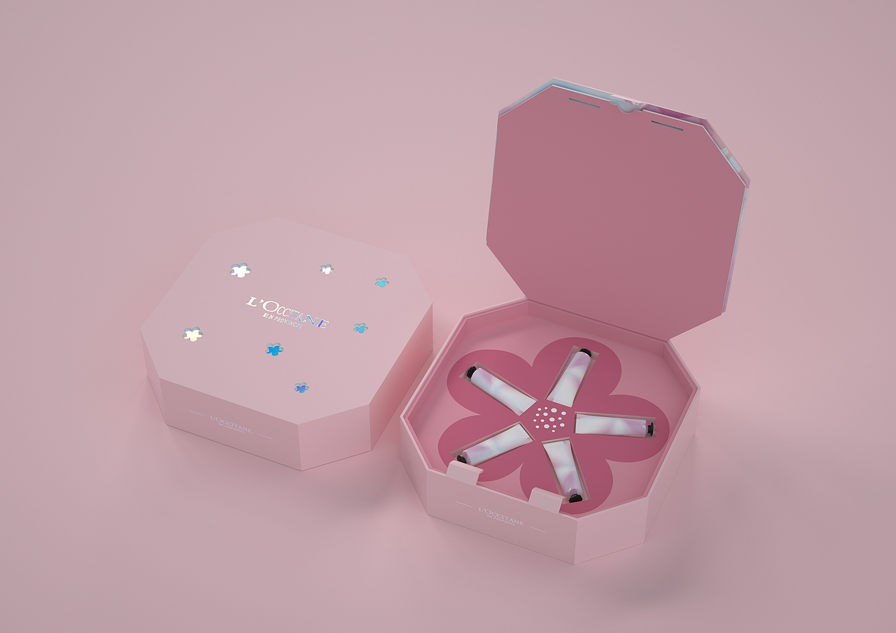 欧舒丹樱花套装礼盒（图ZMjA0NDQ3NjQ0） - 包装 - 站酷设计师妙创设计原创素材 - 站酷ZCOOL