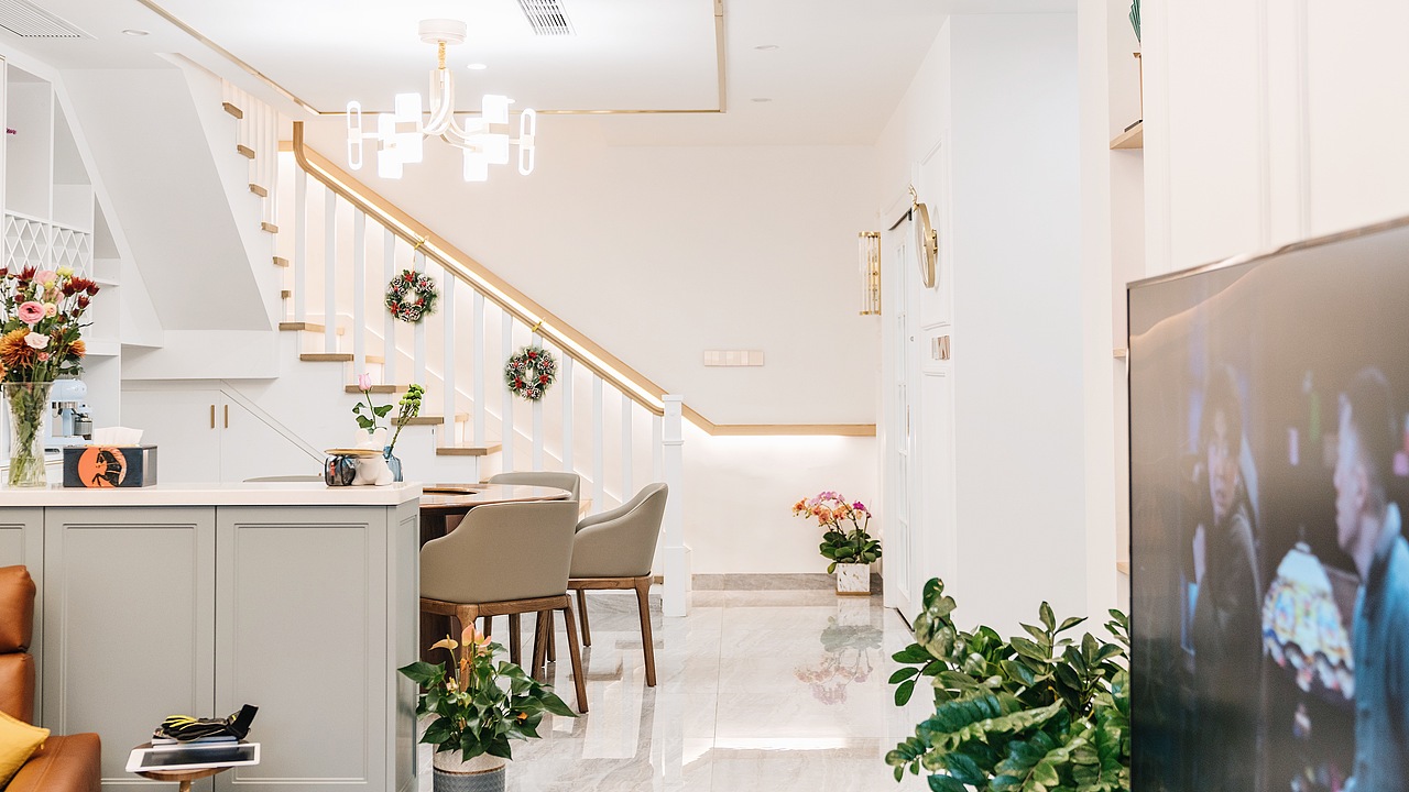 广州220㎡联排别墅旧屋改造设计（图ZMjgyOTY5MDk2） - 家装设计 - 站酷设计师意匠工作室原创素材 - 站酷ZCOOL