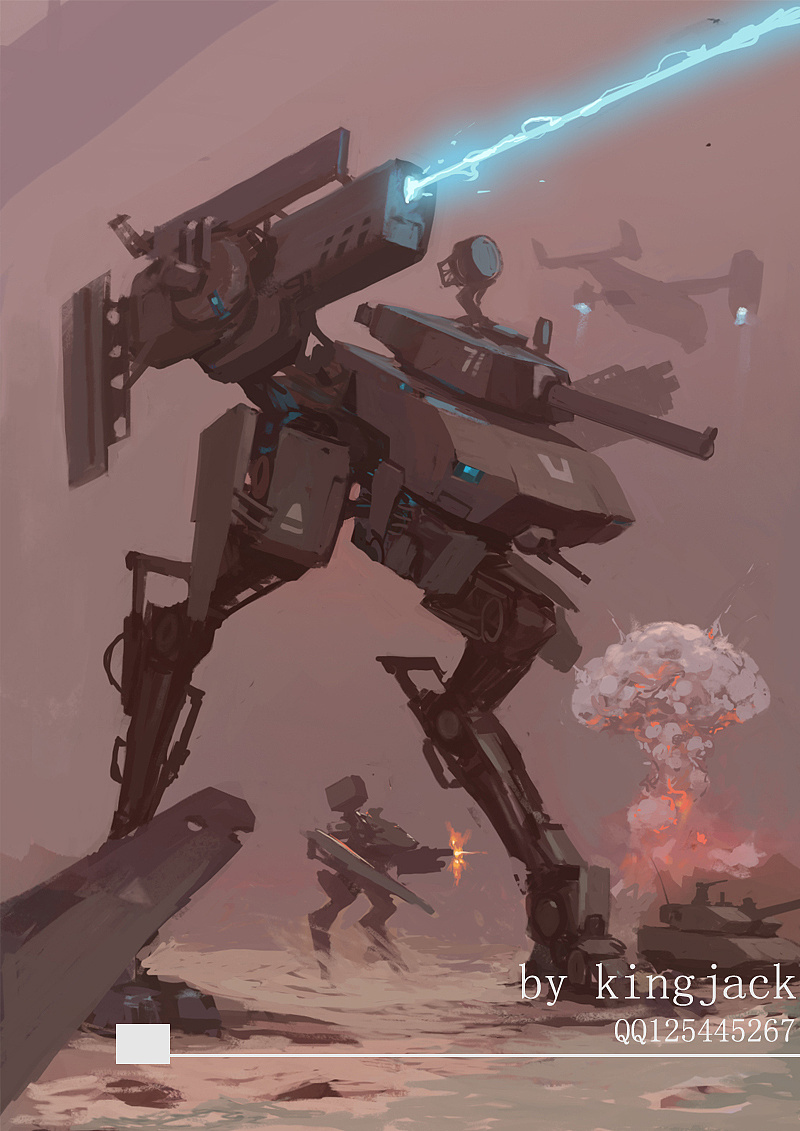 机甲战争|插画|概念设定|kingjack82113 - 原创作品 - 站酷 (ZCOOL)