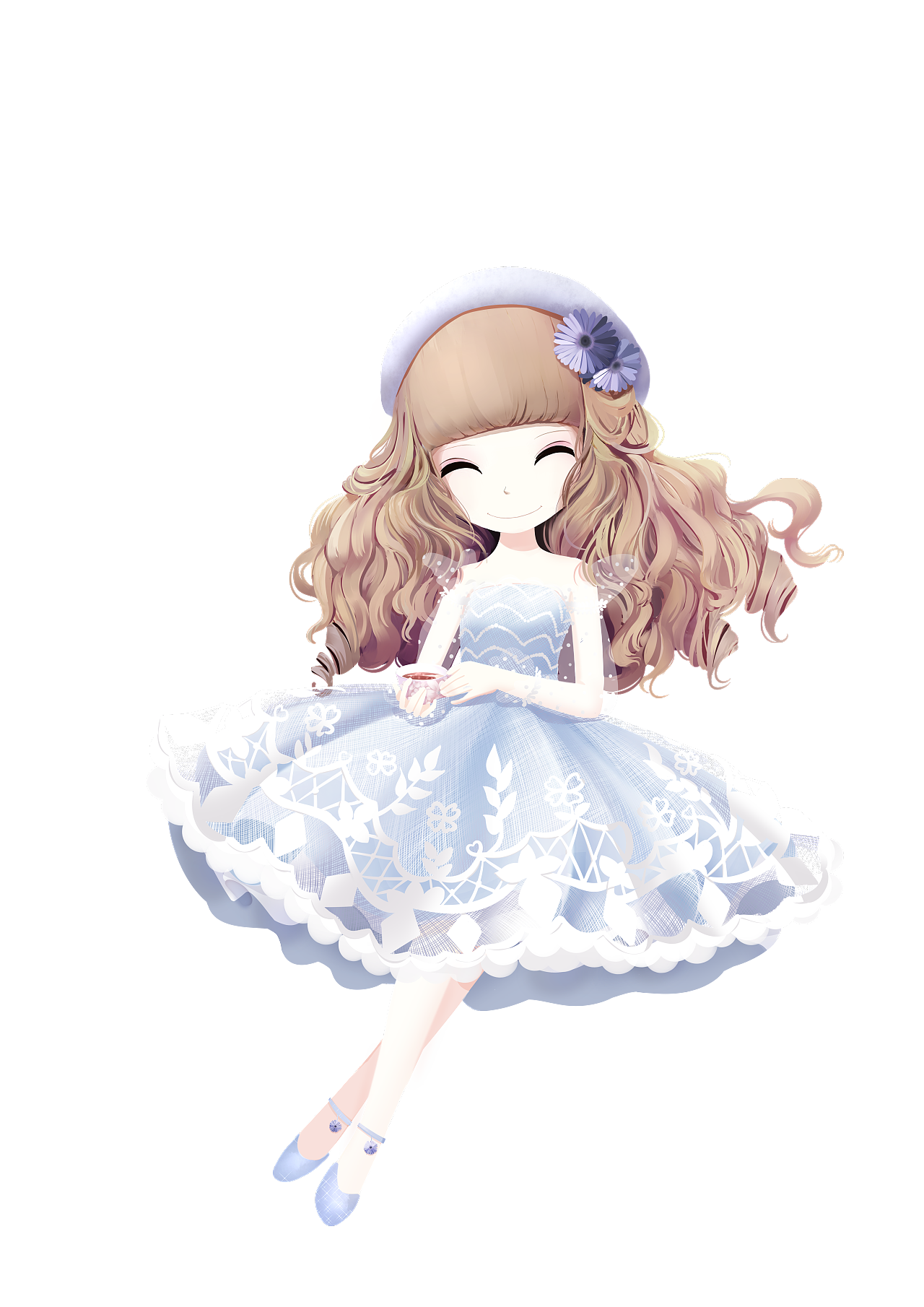 bjd 插画【花花姑娘·倒影】2019,请有所期待