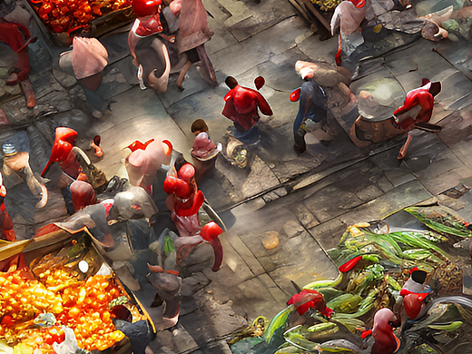 #站酷梦笔#坨儿鱼大战黄大龙 小说架构人物 菜市传奇（个人主页-ZNjQ2MzAwMTY=） - AI作品 - 站酷设计师快活策划原创素材 - 站酷ZCOOL