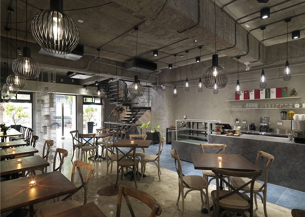 成都工业风特色餐厅设计|工业风主题餐厅装修