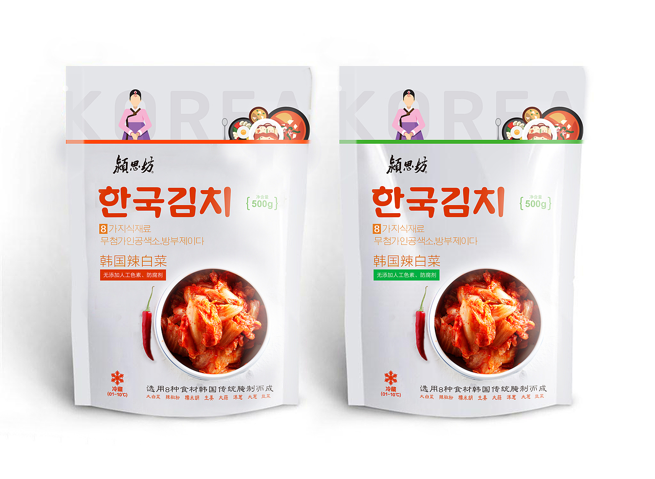 包装设计颖思坊泡菜包装设计